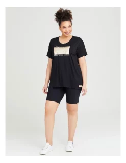 Brand new 👍 Taking Shape Bamboo Gold Graphic Tee In Black 😍 -Cheap Sports-Tops Shop unnamed file 712