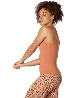 Outlet 😀 L'URV Botanical Slim Tank Rust 👏 -Cheap Sports-Tops Shop unnamed file 743