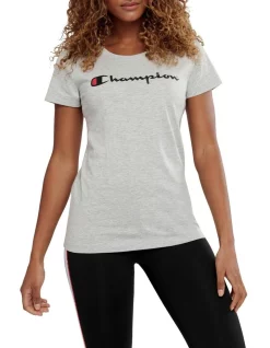 Cheap Sports-Tops Shop 31 Hot Sale β Champion Script Tee Grey π