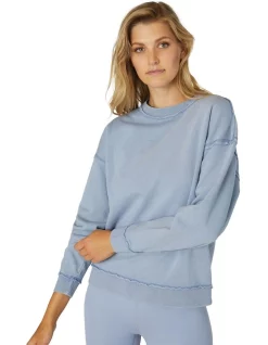 Cheapest β L'URV Luna Relaxed Sweater Blue π