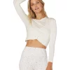 Discount ✔️ L'URV Tully Twist Sports Top White 🎁