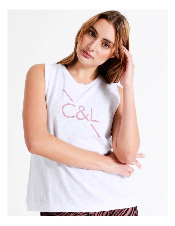 Brand new π€© Chloe & Lola Relaxed Tank Top In White π 7 Brand new π€© Chloe & Lola Relaxed Tank Top In White π - Image 6