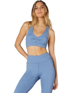 New β¨ L'URV Kinetic Sports Crop Top Steel Blue βοΈ