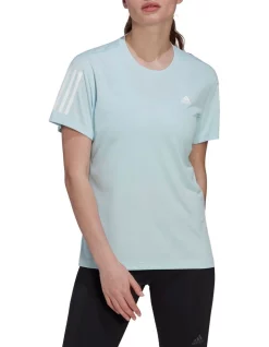 Buy ❤️ Adidas Own The Run T-Shirt In Blue 🔥