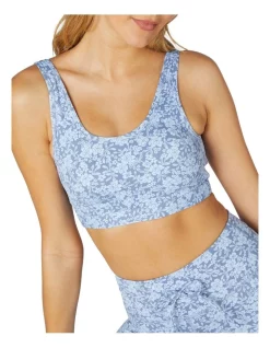 Budget 🎁 L'URV Blossom Sports Crop Top Steel Blue ✔️ -Cheap Sports-Tops Shop unnamed file 872