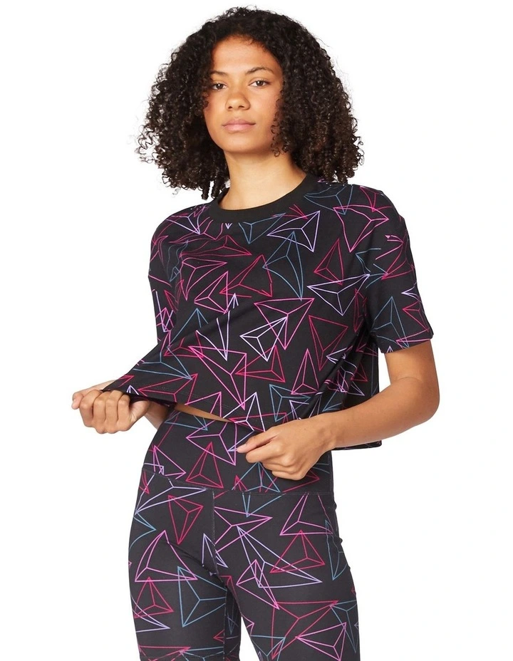 Discount π L'URV Trilogy Printed Cropped Tee Multi β 3 Discount π L'URV Trilogy Printed Cropped Tee Multi β