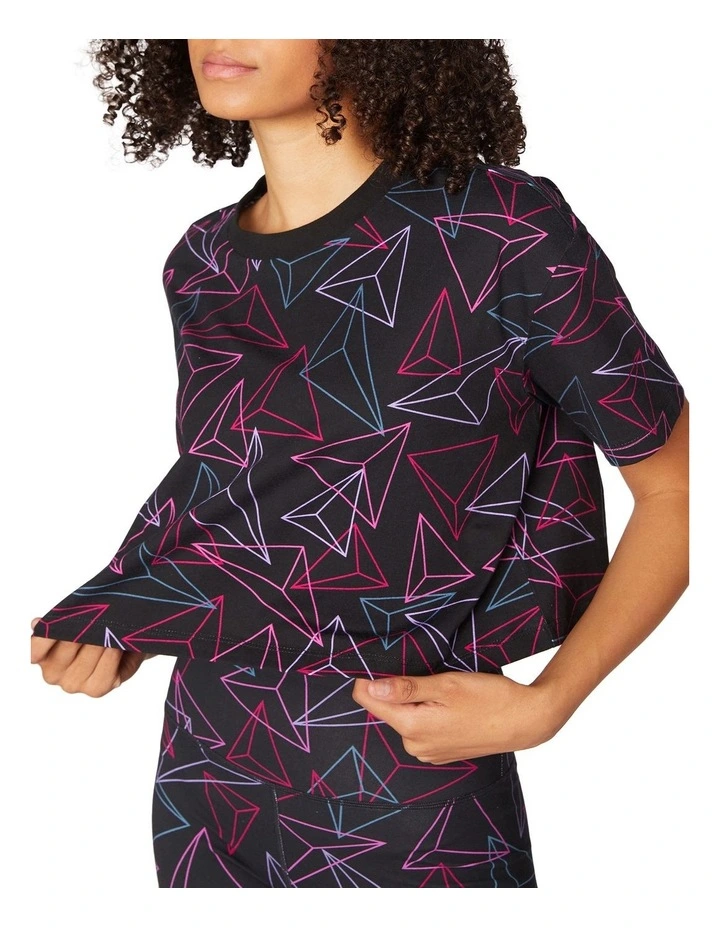 Discount π L'URV Trilogy Printed Cropped Tee Multi β 6 Discount π L'URV Trilogy Printed Cropped Tee Multi β - Image 4